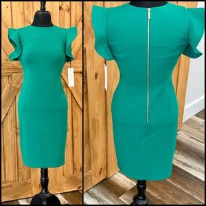 Calvin Klein Evening/Casual dress Size 4 Green